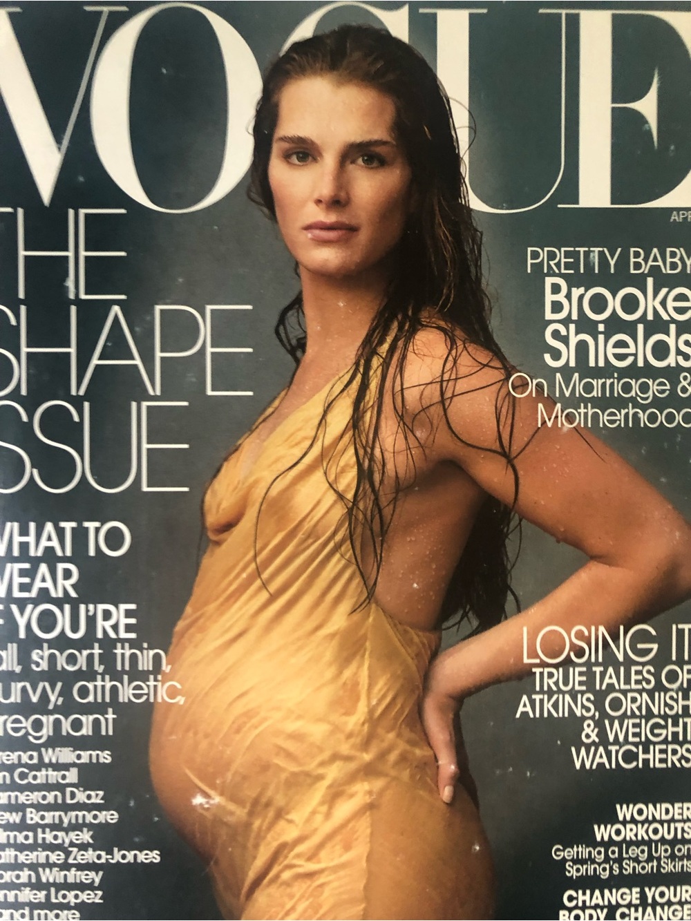 Vogue Magazine April 2003 Brooke Shields
